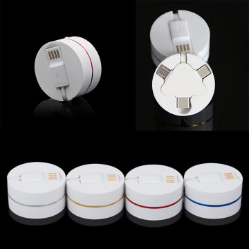 Retractable 3 in 1 Charging Cable